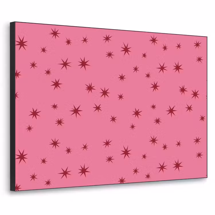 Art frame - Kerst - Ster - Rood - Roze — 1