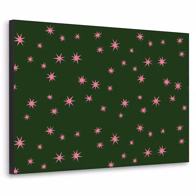 Art frame - Ster - Roze - Groen - Kerst — 1