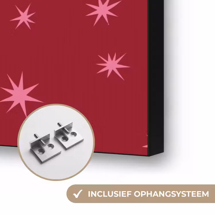 Art frame - Ster - Roze - Kerst - Rood — 6