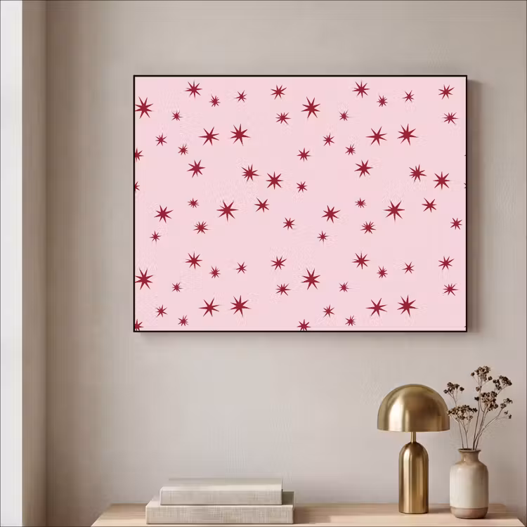 Art frame - Ster - Roze - Rood — 5