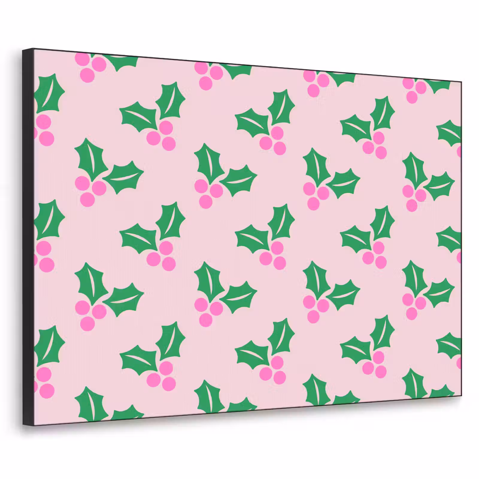 Art frame - Kerst - Hulst - Roze — 1