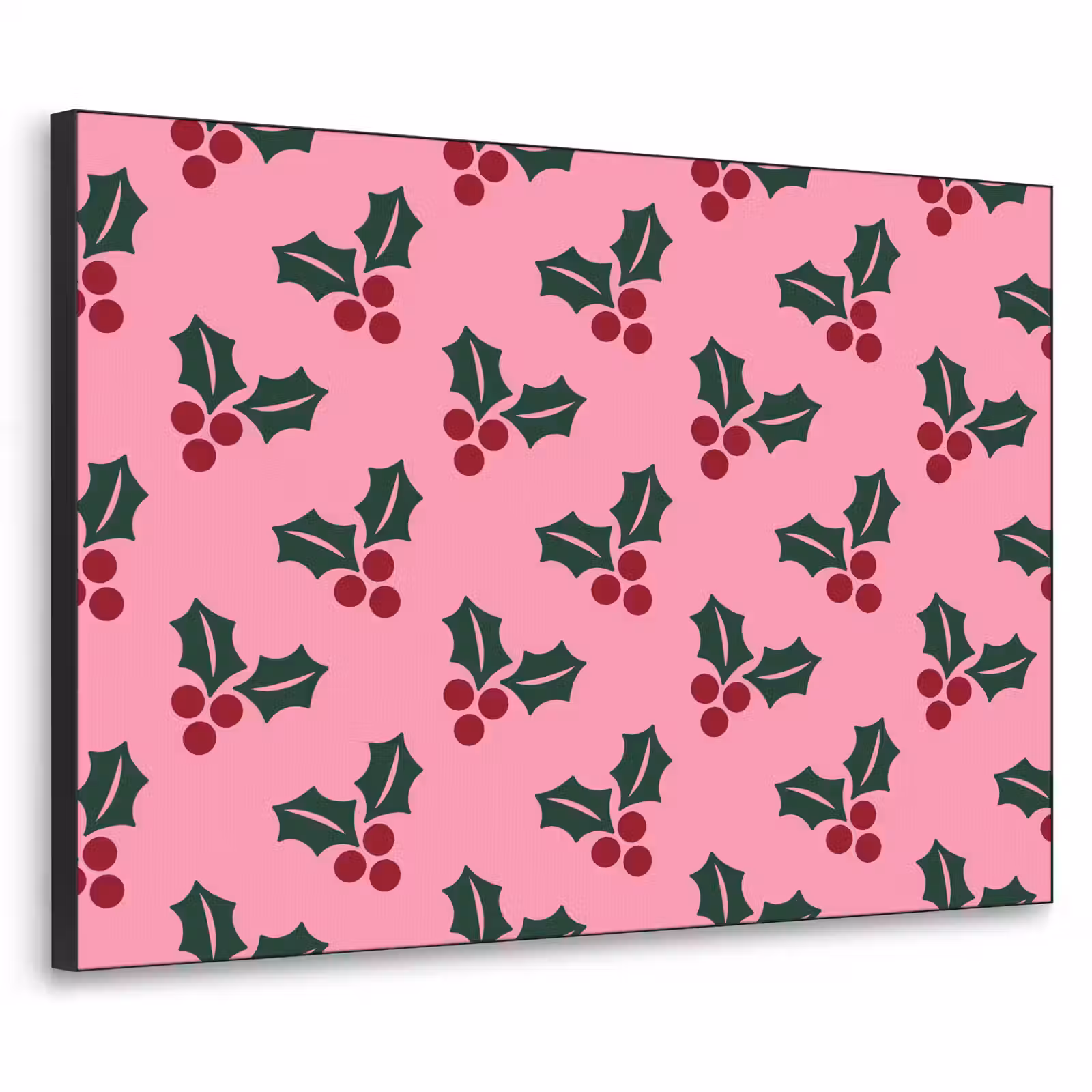 Art frame - Roze - Kerst - Hulst — 1