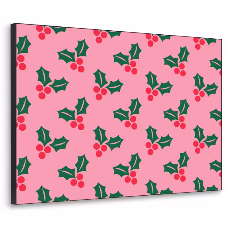 Art frame - Hulst - Kerst - Roze — 1