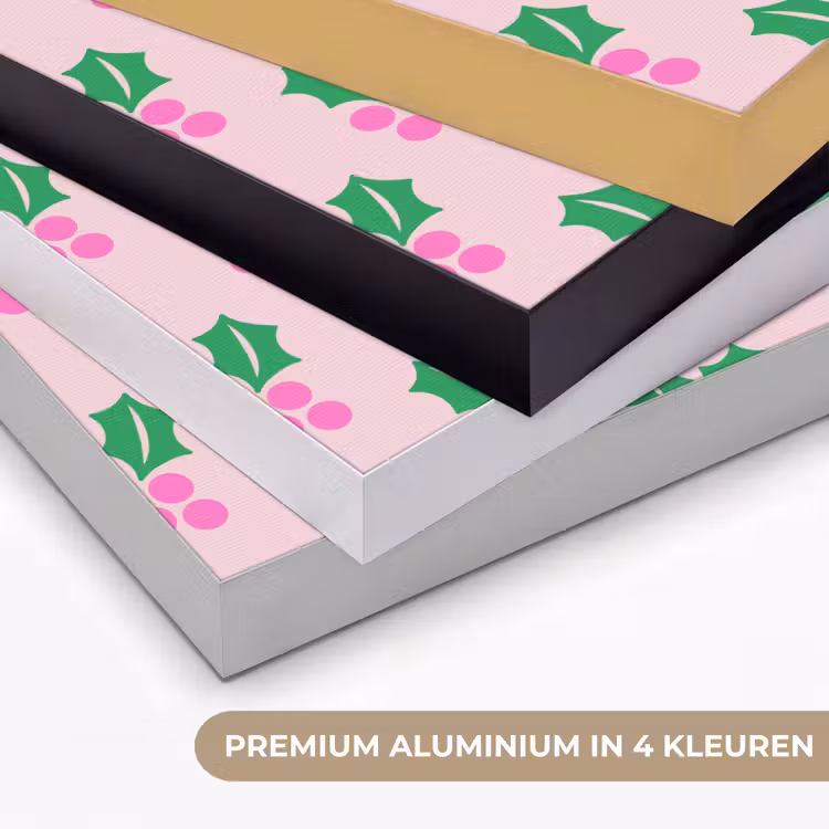 Art frame - Kerst - Hulst - Roze — 2