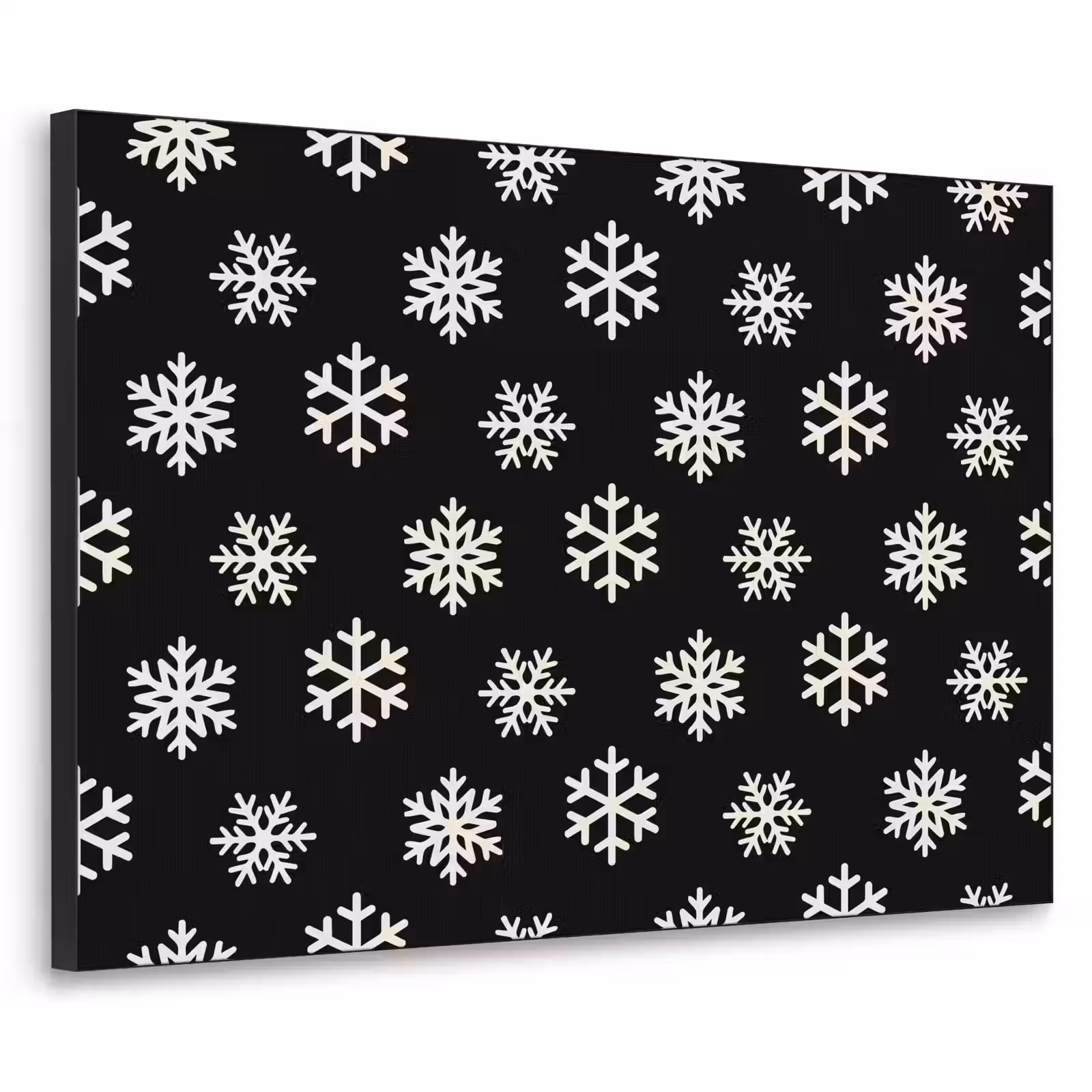 Art frame - Sneeuwvlok - Zwart - Wit - Kerst — 1