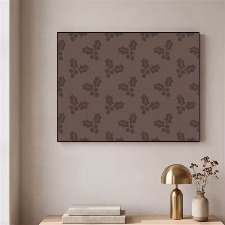 Art frame - Hulst - Kerst - Bruin — 5