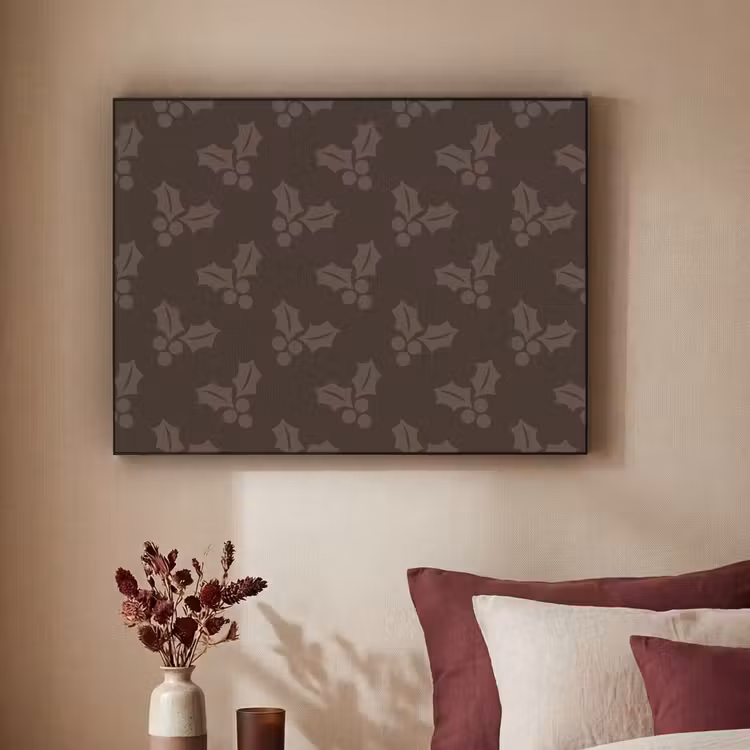 Art frame - Kerst - Hulst - Bruin — 3