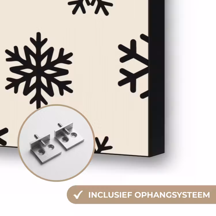 Art frame - Sneeuwvlok - Crème - Wit — 6