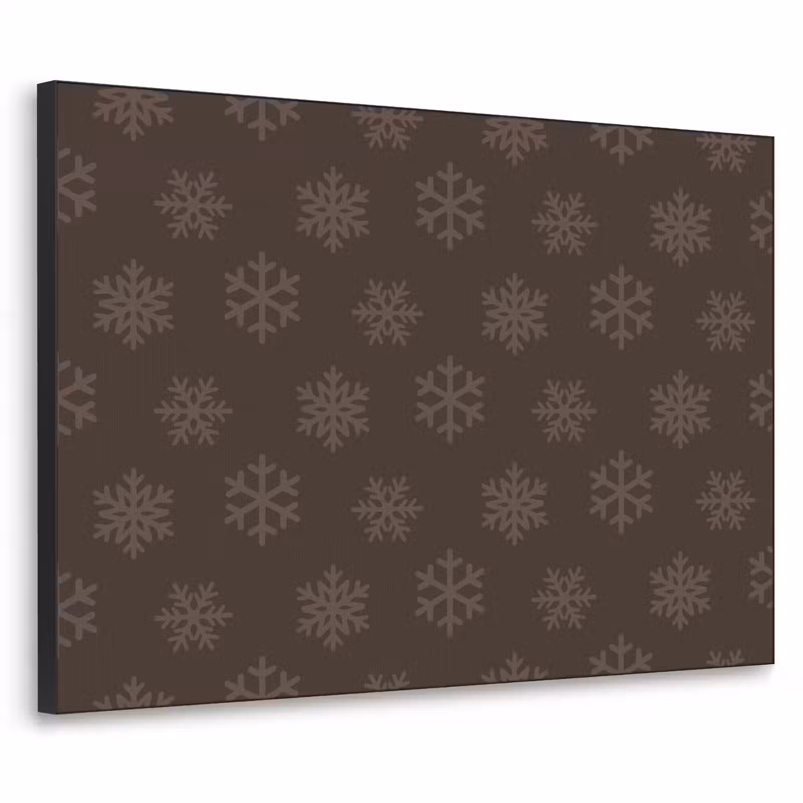 Art frame - Sneeuwvlok - Bruin - Kerst — 1
