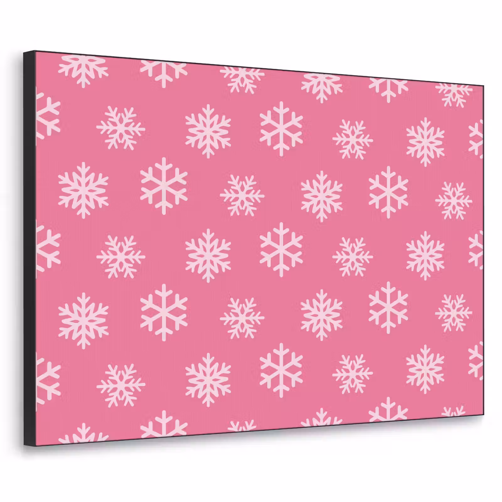 Art frame - Sneeuwvlok - Kerst - Roze — 1
