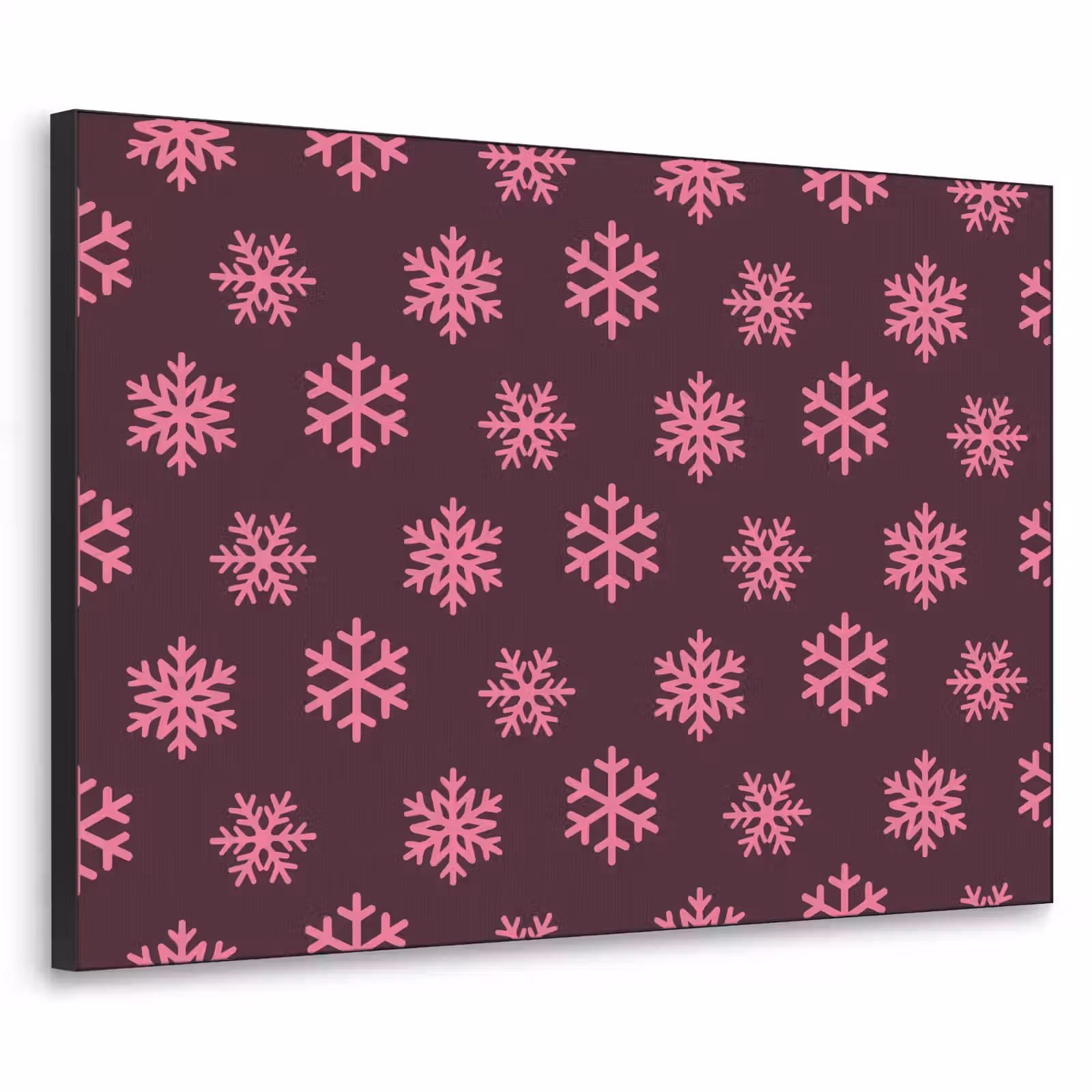Art frame - Sneeuwvlok - Roze - Paars - Kerst — 1