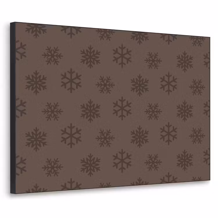 Art frame - Sneeuwvlok - Kerst - Bruin — 1