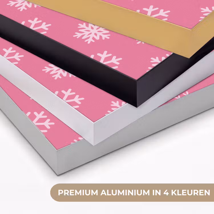 Art frame - Sneeuwvlok - Kerst - Roze — 2