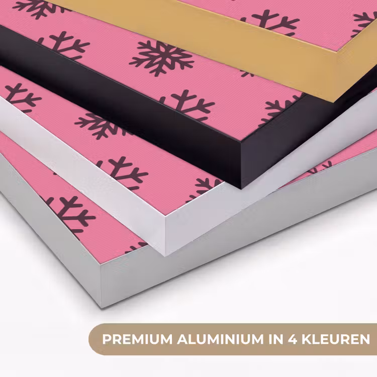 Art frame - Sneeuwvlok - Paars - Roze - Kerst — 2