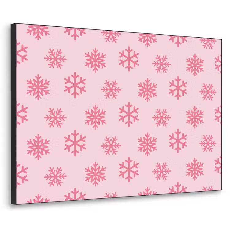 Art frame - Sneeuwvlok - Roze - Kerst — 1