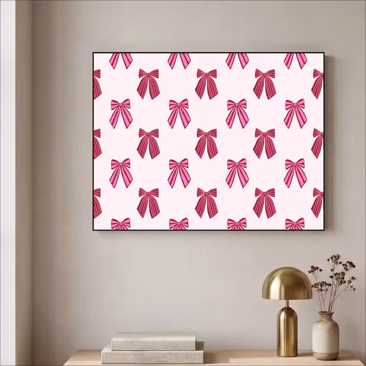 Art frame - Strikken - Kerst - Roze — 5