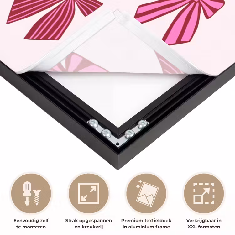 Art frame - Strikken - Kerst - Roze — 8