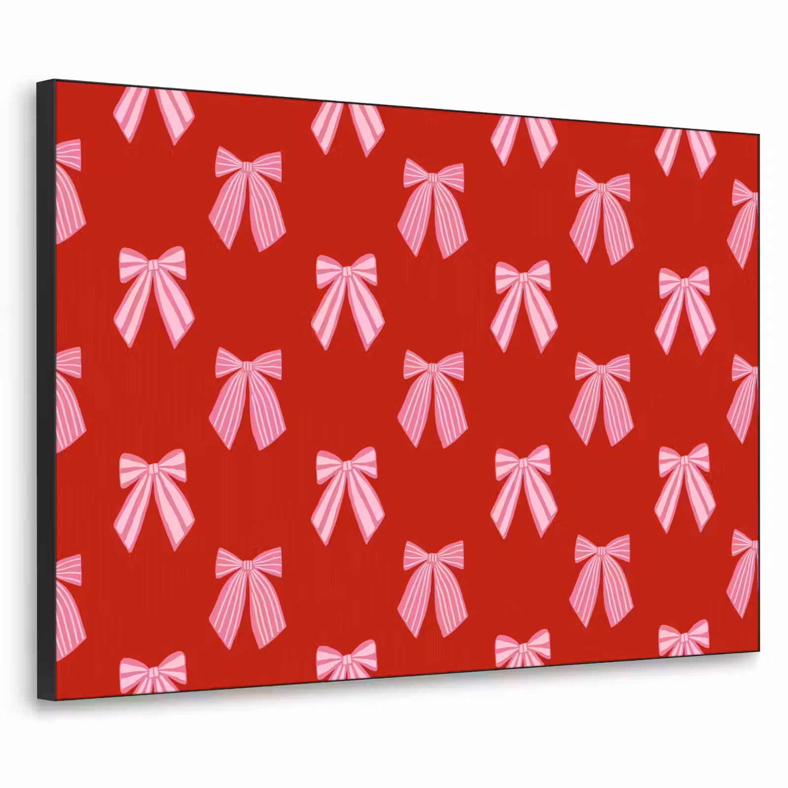 Art frame - Strikken - Kerst - Rood - Roze — 1