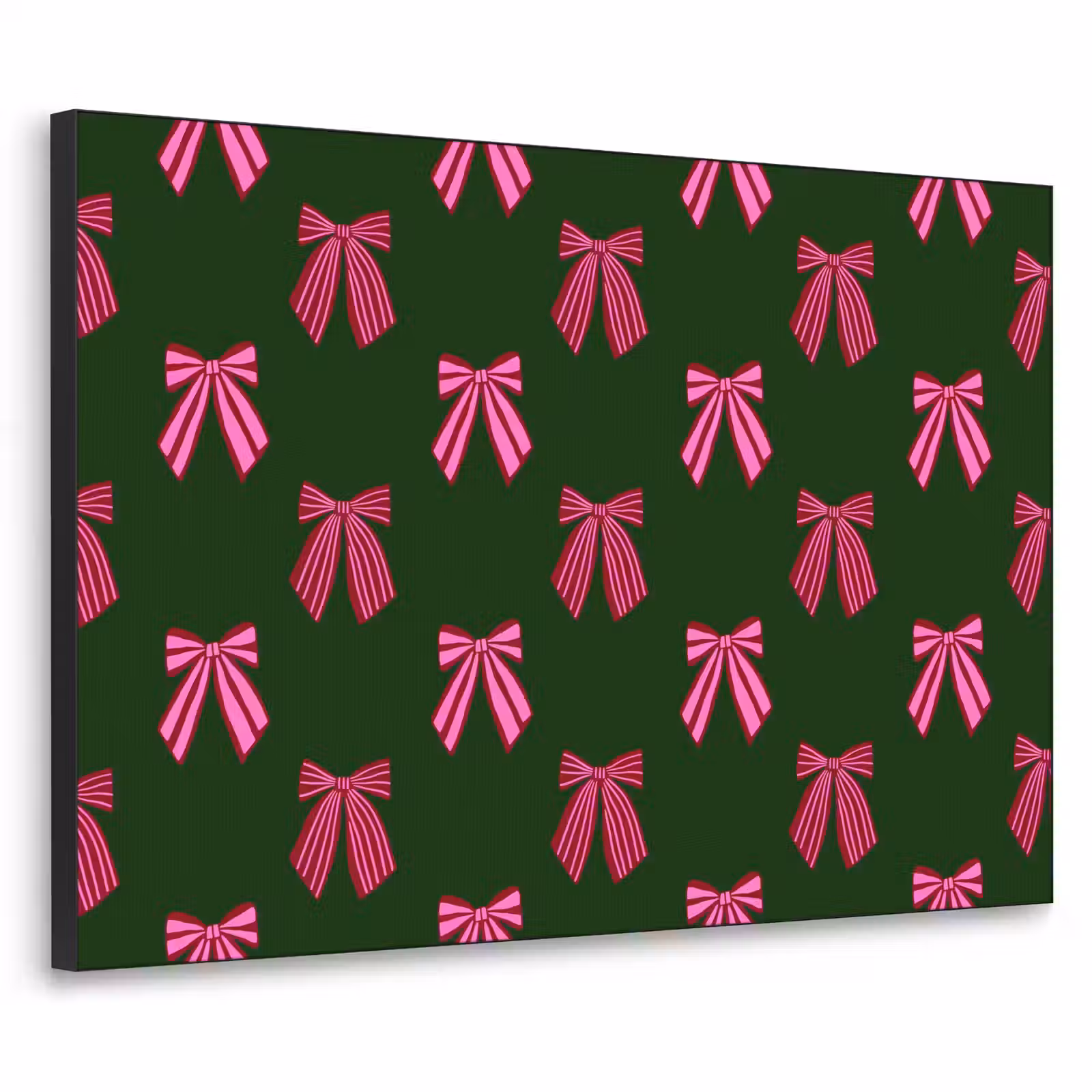 Art frame - Strikken - Kerst - Roze - Groen — 1