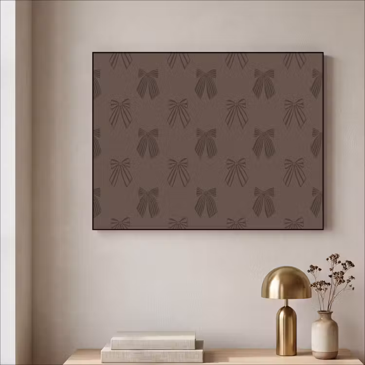 Art frame - Strikken - Kerst - Bruin — 5