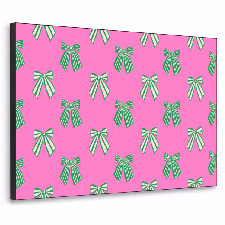 Art frame - Strikken - Kerst - Neon - Roze - Groen — 1