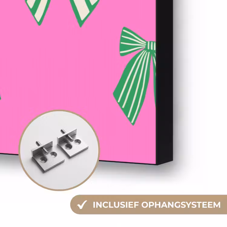 Art frame - Strikken - Kerst - Neon - Roze - Groen — 6