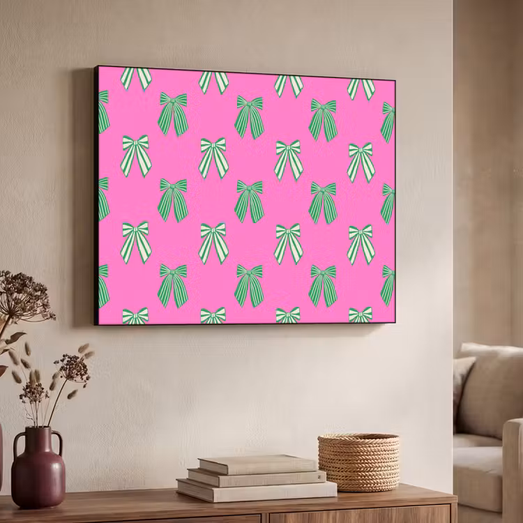 Art frame - Strikken - Kerst - Neon - Roze - Groen — 7