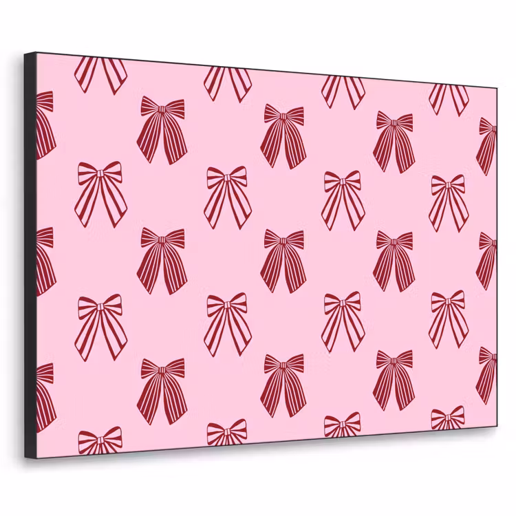 Art frame - Strikken - Kerst - Roze - Burgundy — 1