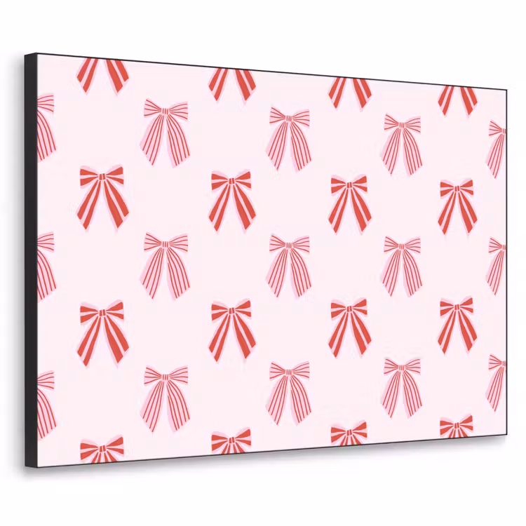 Art frame - Strikken - Kerst - Roze - Rood — 1