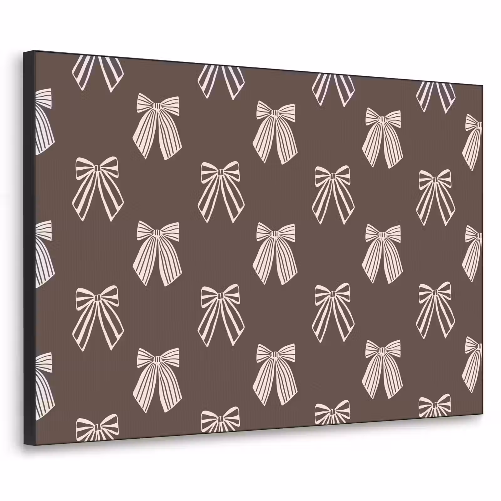 Art frame - Strikken - Kerst - Bruin - Crème — 1
