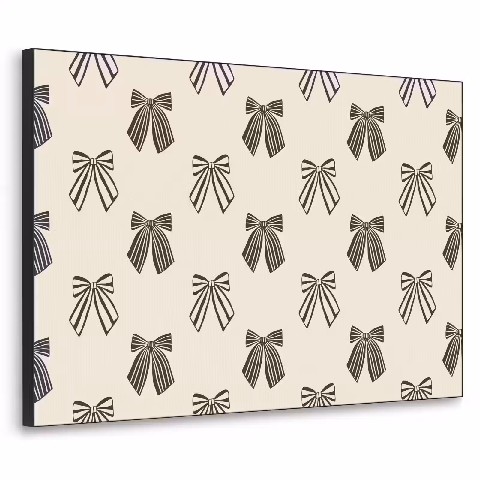 Art frame - Strikken - Kerst - Crème - Zwart — 1