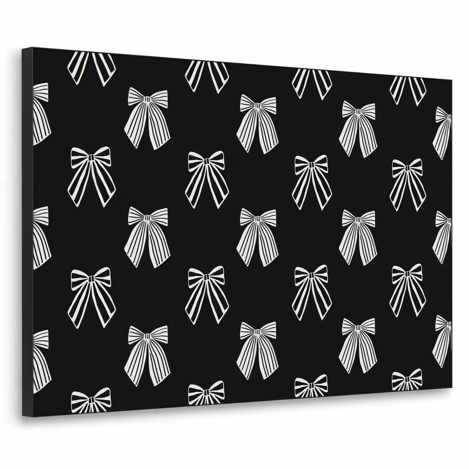 Art frame - Strikken - Kerst - Crème - Zwart — 1