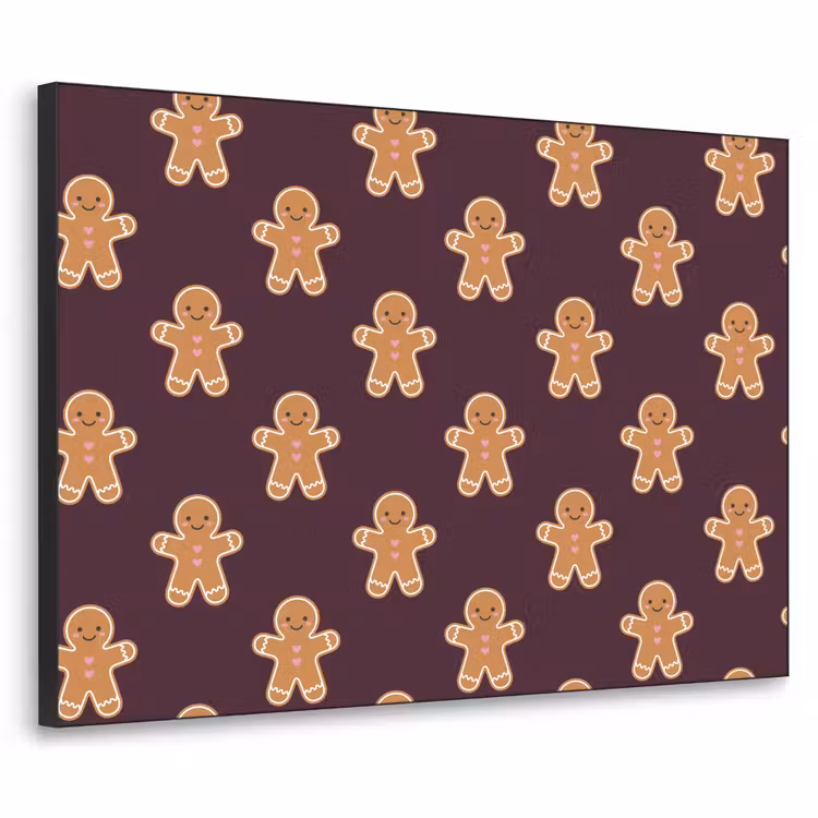 Art frame - Peperkoek - Kerst - Burgundy — 1