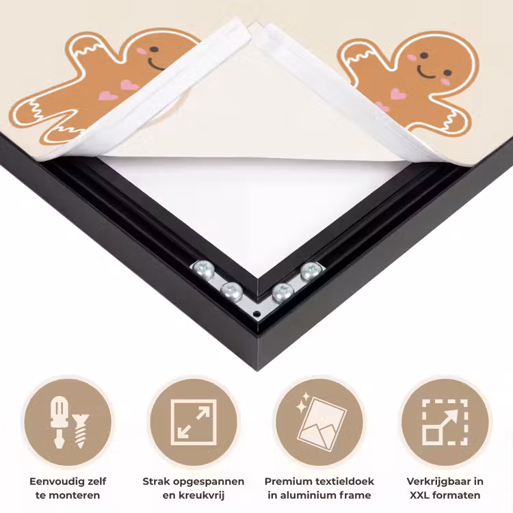 Art frame - Peperkoek - Kerst  - Crème — 8