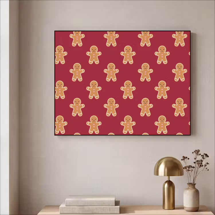 Art frame - Peperkoek - Kerst - Rood — 5