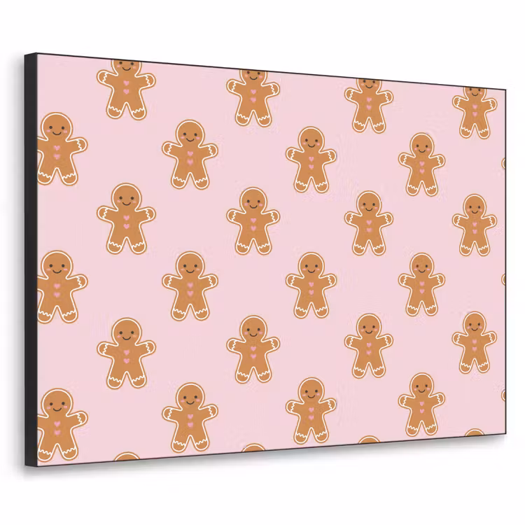 Art frame - Peperkoek - Kerst - Roze — 1