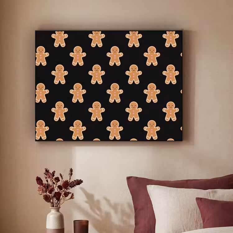 Art frame - Peperkoek - Kerst - Zwart — 3