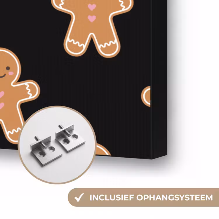 Art frame - Peperkoek - Kerst - Zwart — 6