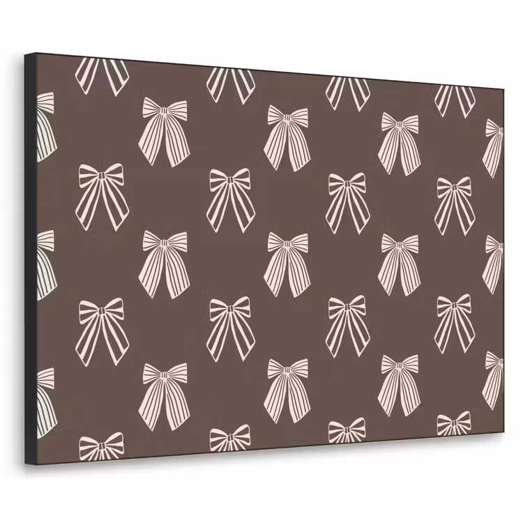 Art frame - Strikken - Kerst - Bruin - Crème — 1