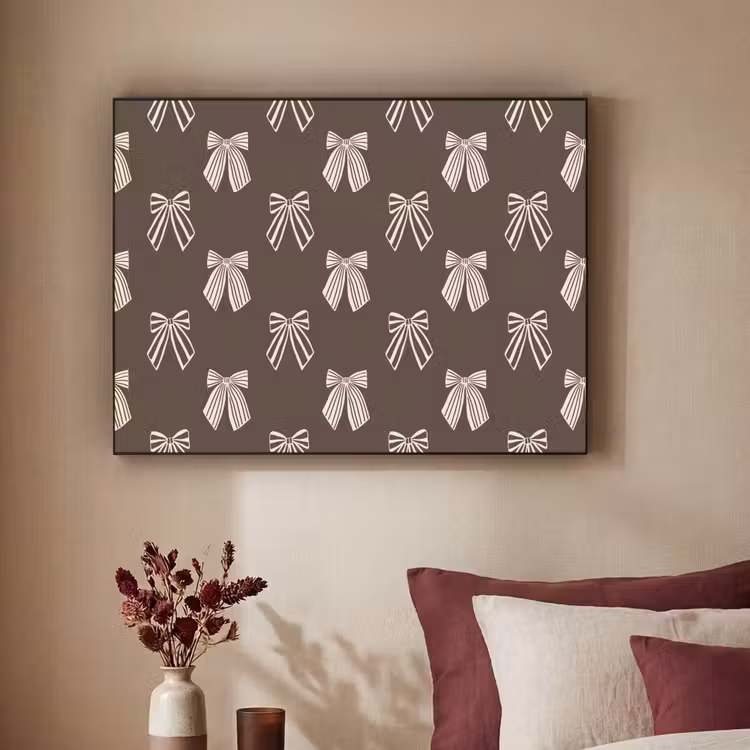 Art frame - Strikken - Kerst - Bruin - Crème — 3
