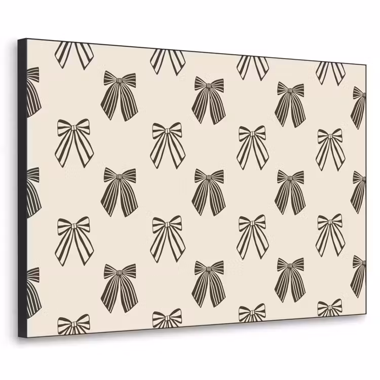 Art frame - Strikken - Kerst - Crème - Zwart — 1