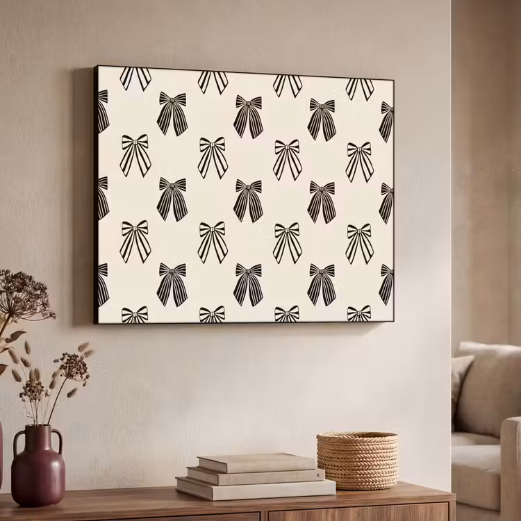 Art frame - Strikken - Kerst - Zwart — 7