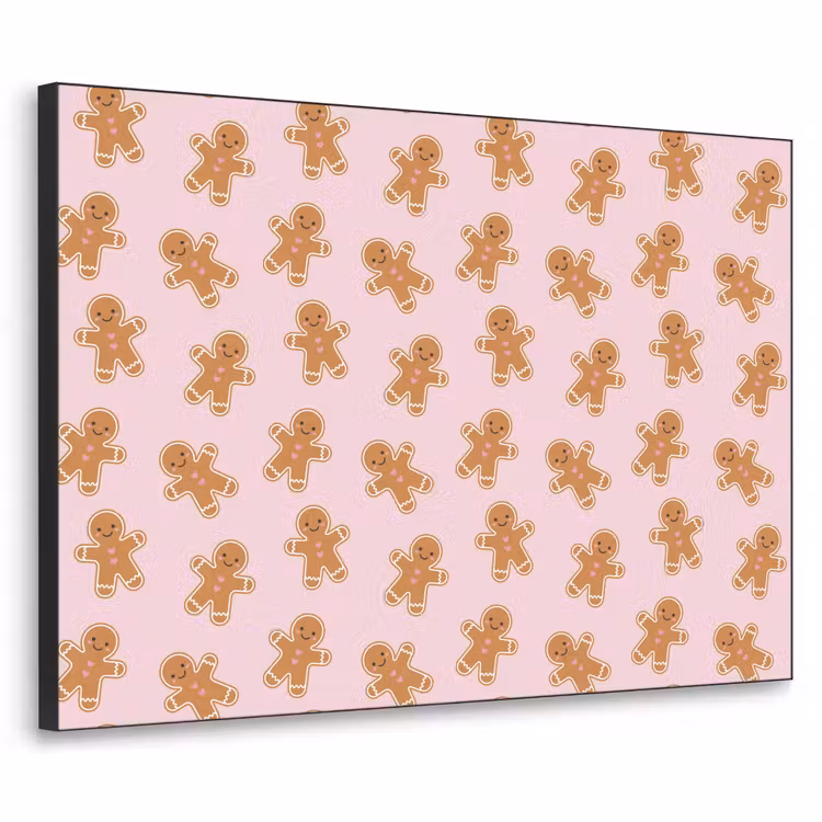 Art frame - Peperkoek - Bruin - Roze - Kerst — 1