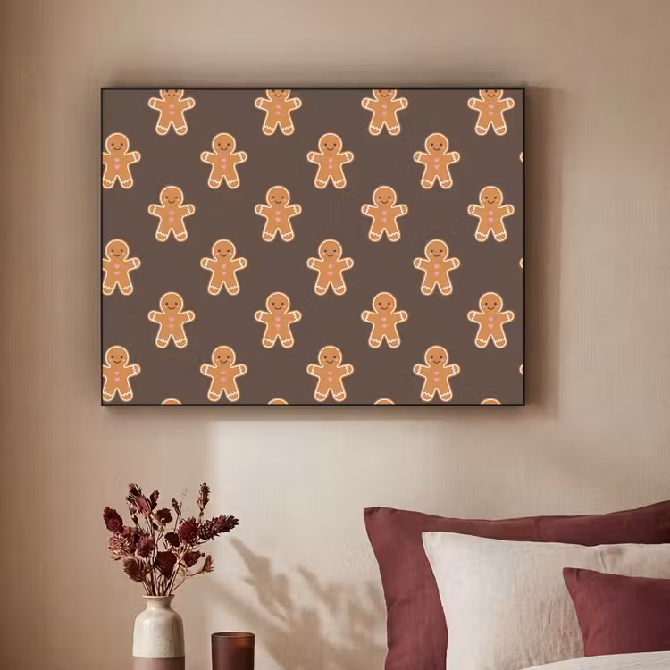 Art frame - Peperkoek - Kerst - Bruin — 3