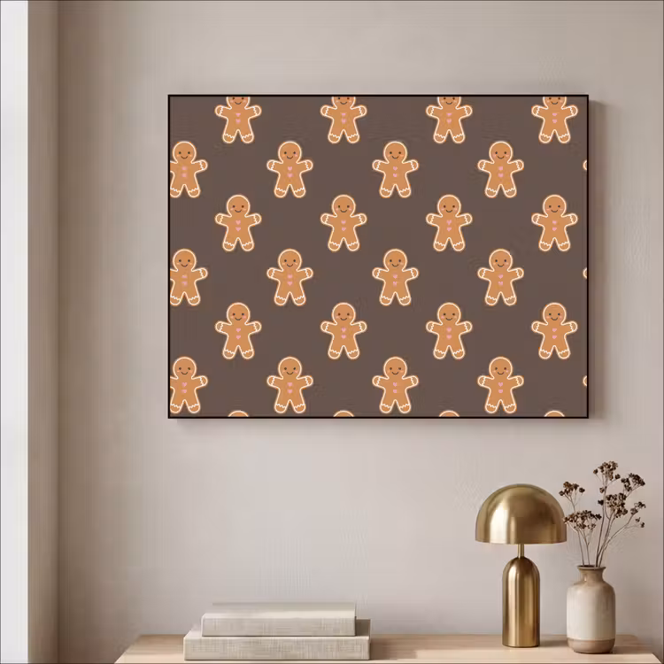 Art frame - Peperkoek - Kerst - Bruin — 5