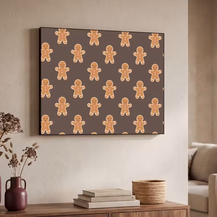 Art frame - Peperkoek - Kerst - Bruin — 7