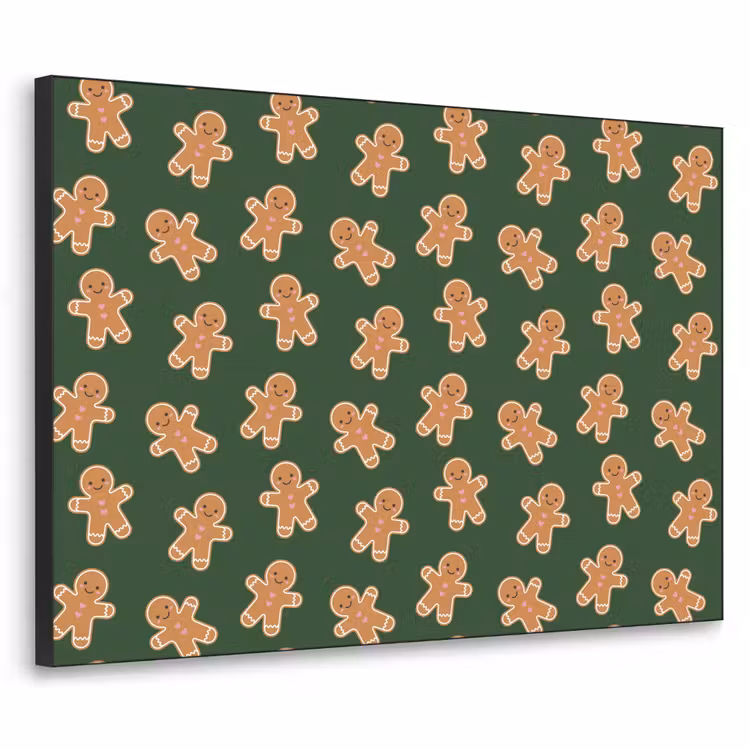 Art frame - Peperkoek - Kerst - Groen - Bruin — 1