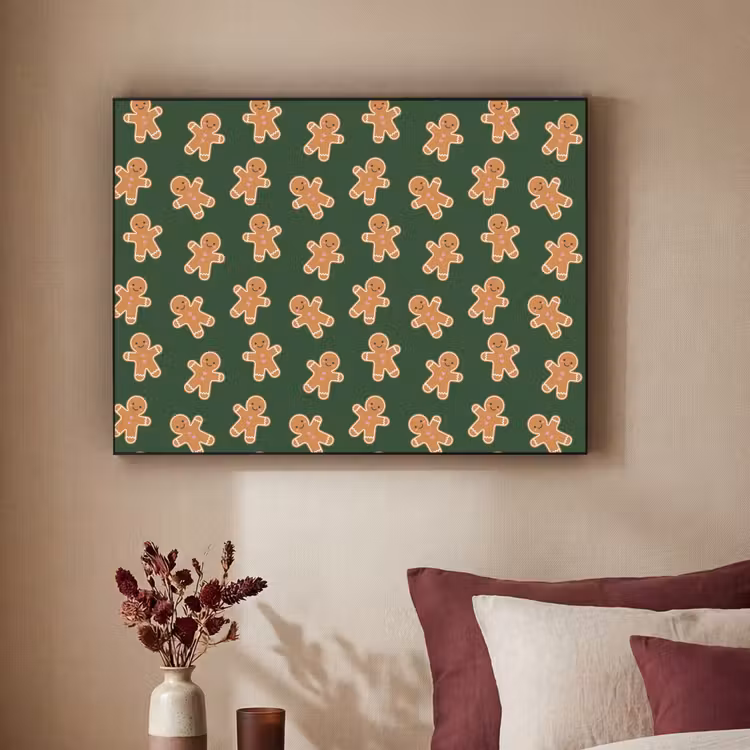 Art frame - Peperkoek - Kerst - Groen - Bruin — 3