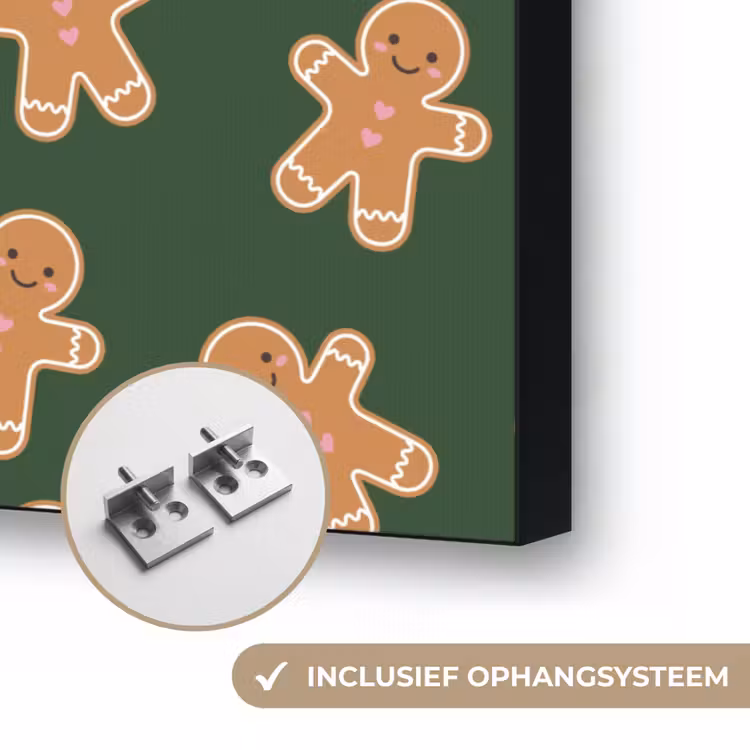 Art frame - Peperkoek - Kerst - Groen - Bruin — 6