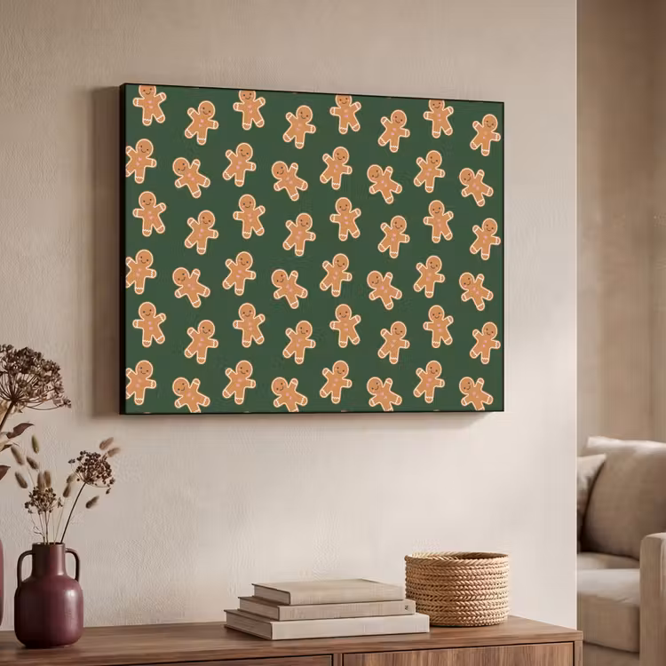 Art frame - Peperkoek - Kerst - Groen - Bruin — 7